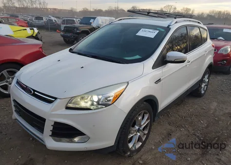 2014 Ford Escape Titanium z USA, uszkodzony, nr VIN 1FMCU0JX8EUD79516